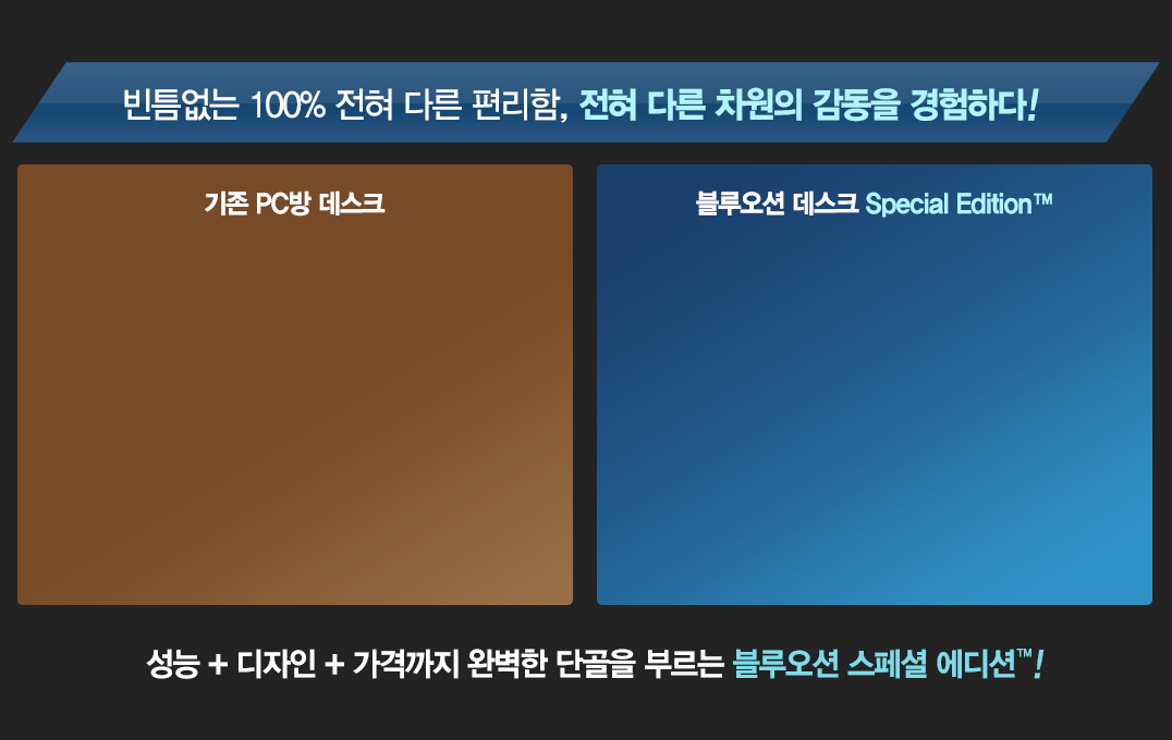 빈틈없는 100% 전혀 다른 편리함, 전혀 다른 차원의 감동을 경험하다!