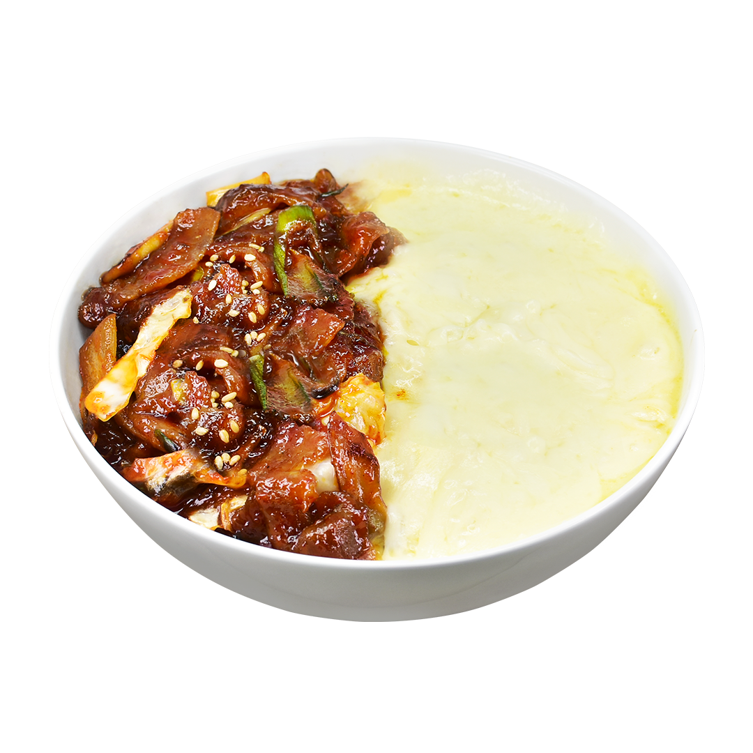 매운치즈삼겹덮밥